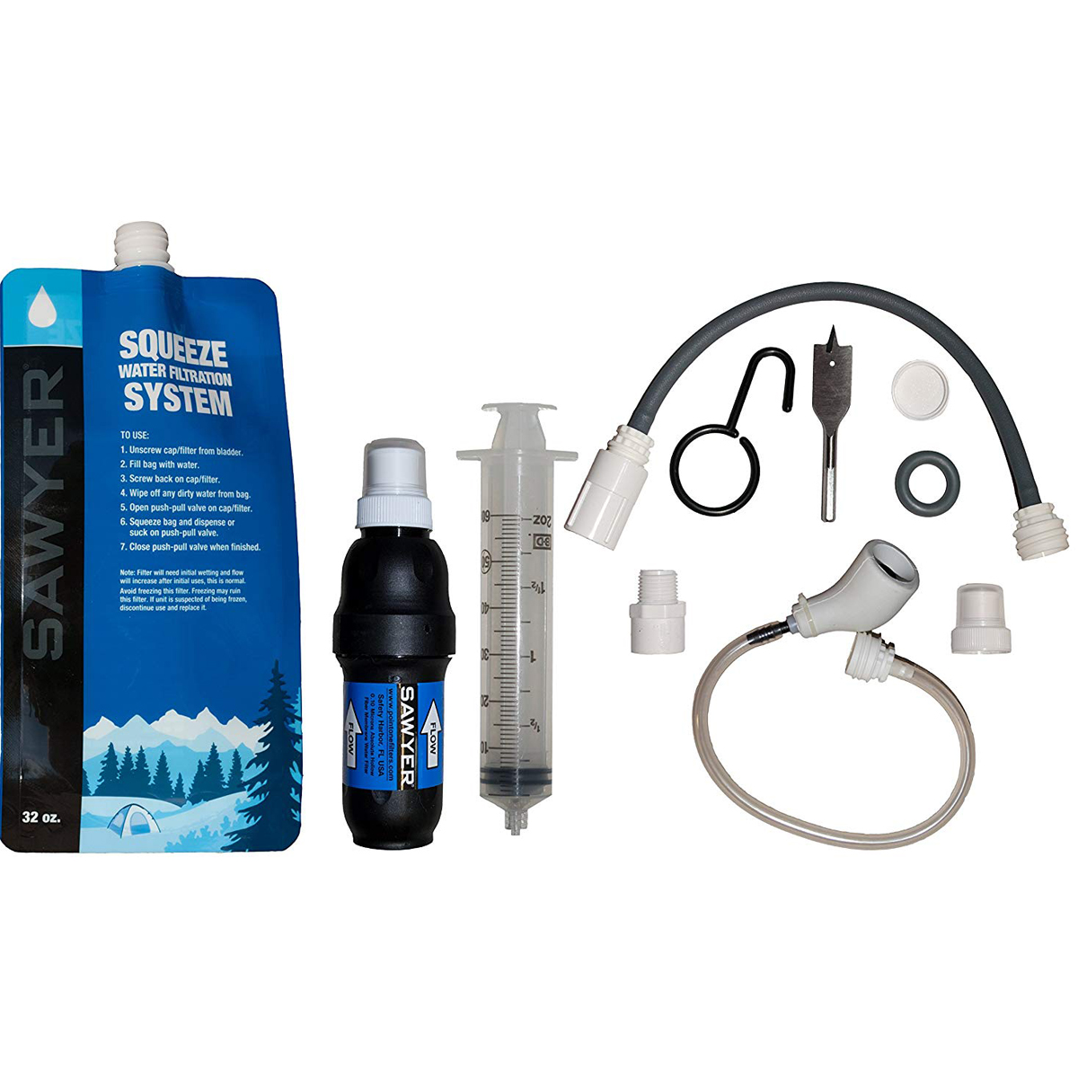 SAWYER PRODUCTS Unisex's SP181 Point One Complete Water Filtration System-Blue, 32 oz